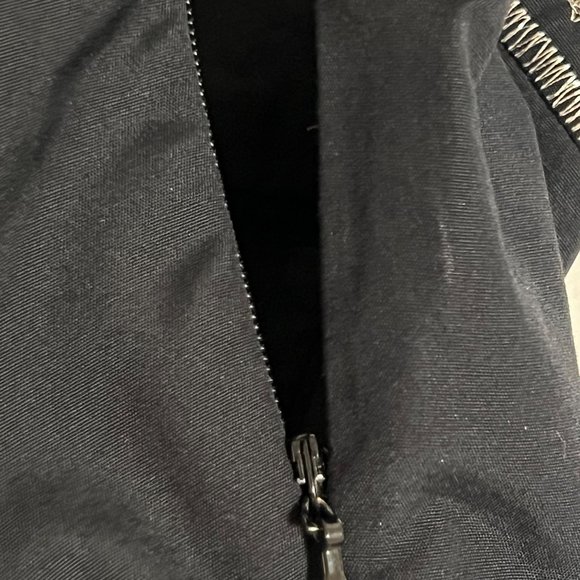 Banana Republic Black Silver Metallic embroidered size 4 - Picture 15 of 16